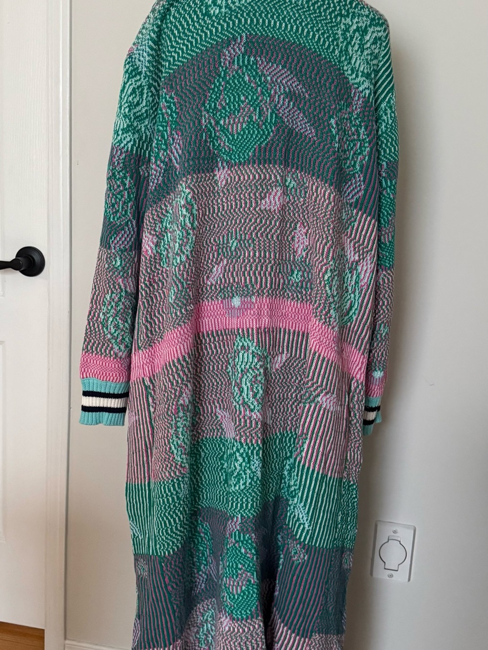 John + Jenn 100% Cotton Full-Length Statement Cardigan – Size Large - Picture 5 of 11